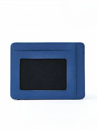 Кредитница картхолдер NARVIN 9105-Polo Tiffany из натуральной кожи