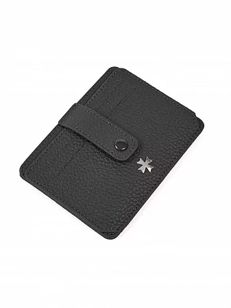 Кредитница картхолдер NARVIN 9105-Polo Brown из натуральной кожи