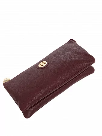 Сумка клатч 9951-Polo Bordo NARVIN из натуральной кожи