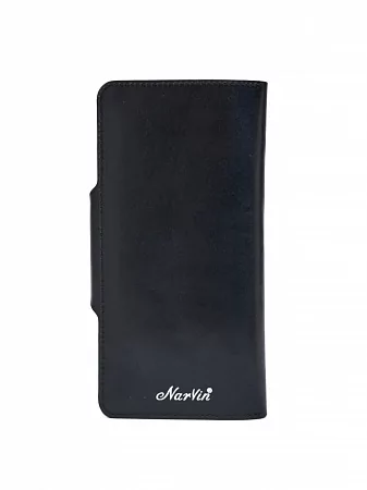  Бумажник Narvin 9650-Vegetta Black из натуральной кожи 