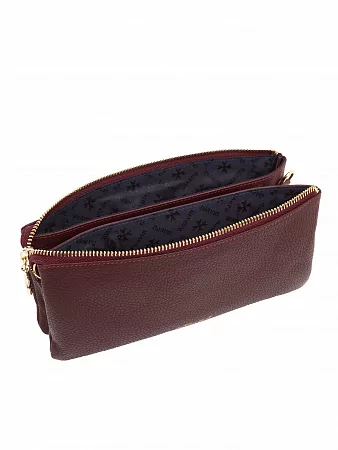 Сумка клатч 9951-Polo Bordo NARVIN из натуральной кожи