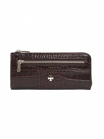 Ключница 9280-Croco Brown натуральная кожа NARVIN